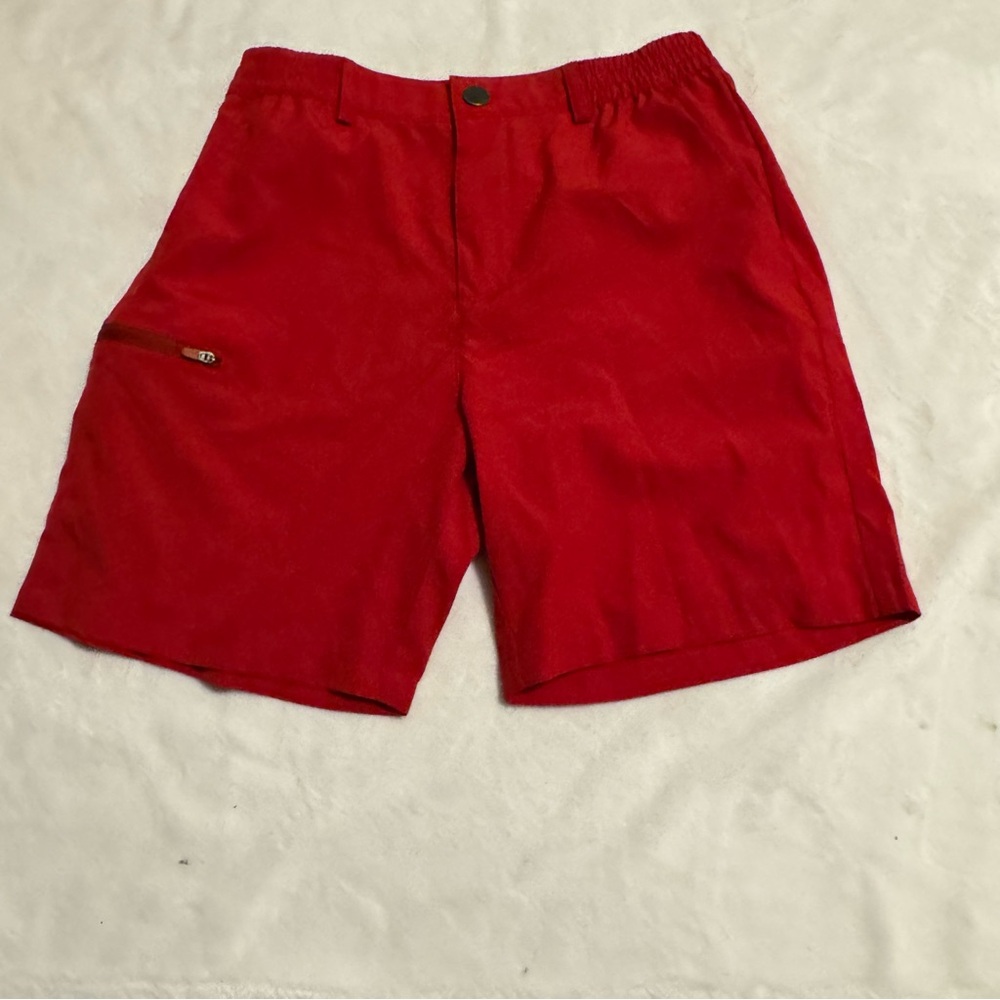 Pinkbomb NWT Men's Red Casual Pocketed Golf Shorts